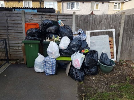 Organized loft space after professional clearance in Neasden