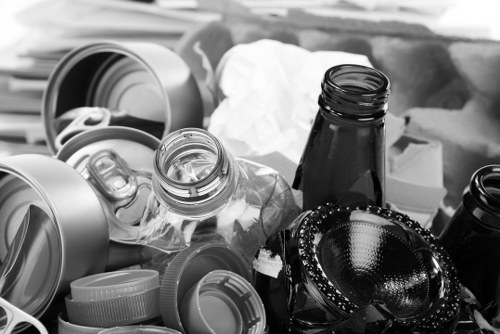 Company skip hire truck parked for delivery