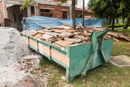 Community members accessing recycling drop-off points